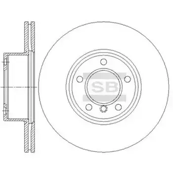 Тормозной диск HI-Q SD5208