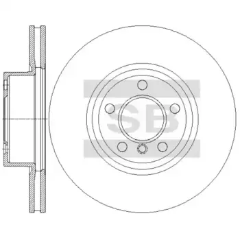 Тормозной диск HI-Q SD5226