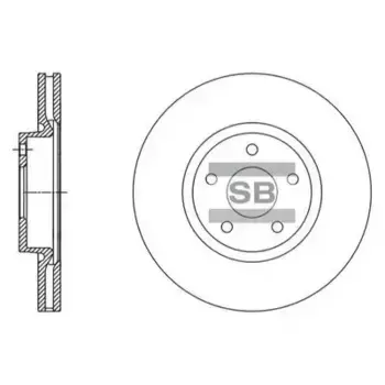 Тормозной диск HI-Q SD5304