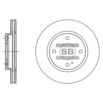 Тормозной диск HI-Q SD5306