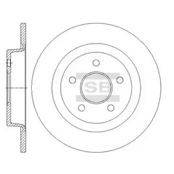 Тормозной диск HI-Q SD5309