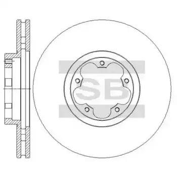 Тормозной диск HI-Q SD5311