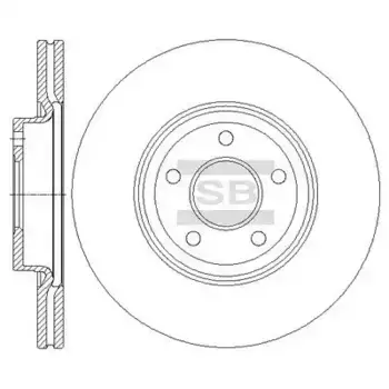 Тормозной диск HI-Q SD5313