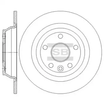 Тормозной диск HI-Q SD5314