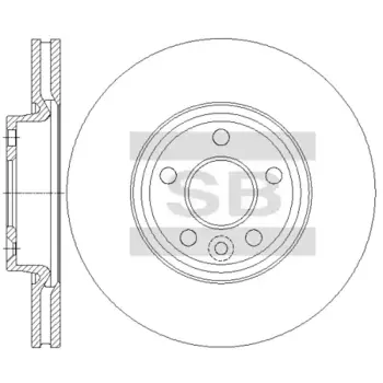 Тормозной диск HI-Q SD5315