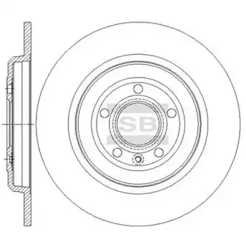 Тормозной диск HI-Q SD5319