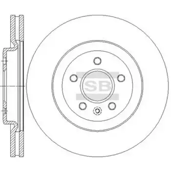 Тормозной диск HI-Q SD5325