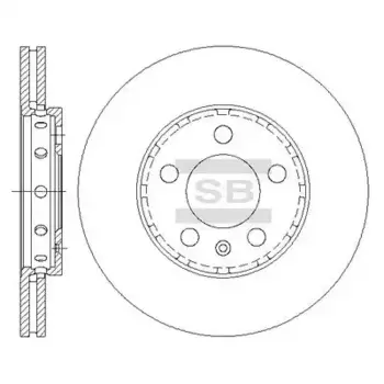 Тормозной диск HI-Q SD5401
