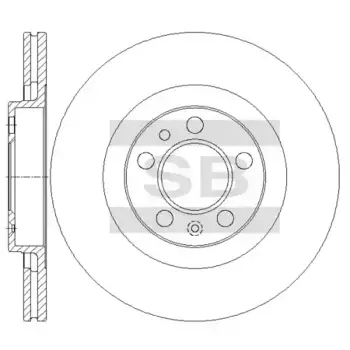 Тормозной диск HI-Q SD5403
