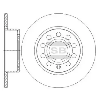 Тормозной диск HI-Q SD5406