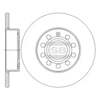 Тормозной диск HI-Q SD5407