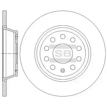 Тормозной диск HI-Q SD5414