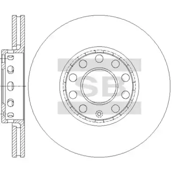 Тормозной диск HI-Q SD5421