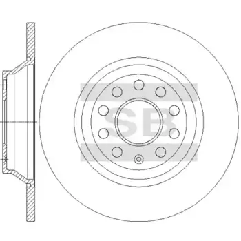 Тормозной диск HI-Q SD5438