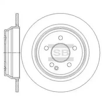 Тормозной диск HI-Q SD5440