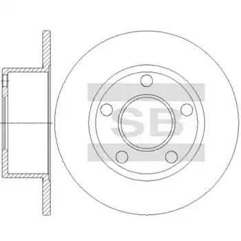 Тормозной диск HI-Q SD5442