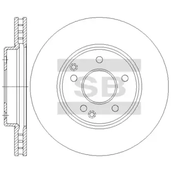 Тормозной диск HI-Q SD5501