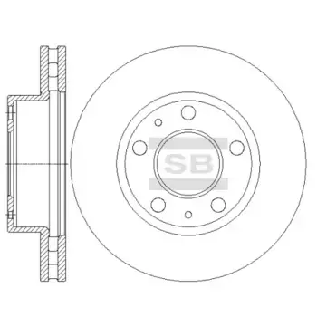 Тормозной диск HI-Q SD5507