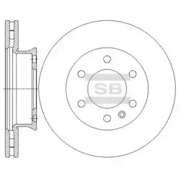 Тормозной диск HI-Q SD5601