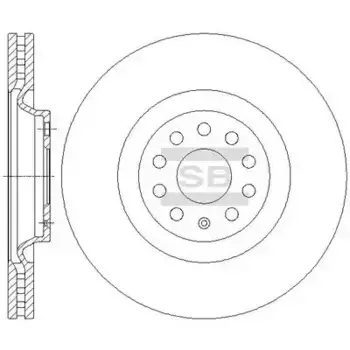 Тормозной диск HI-Q SD5701