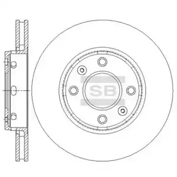 Тормозной диск HI-Q SD6102