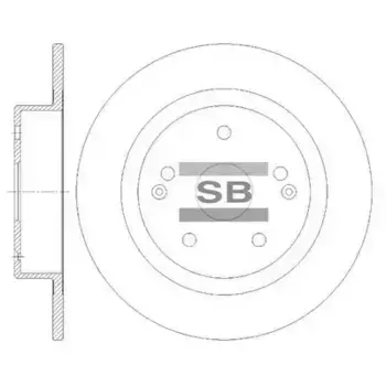 Тормозной диск HI-Q SD8465