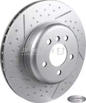 Тормозной диск JP 1463205700 вентилируемый задняя ось