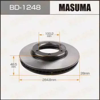 Тормозной диск MASUMA BD1248