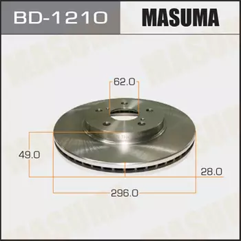 Тормозной диск MASUMA BD-1210