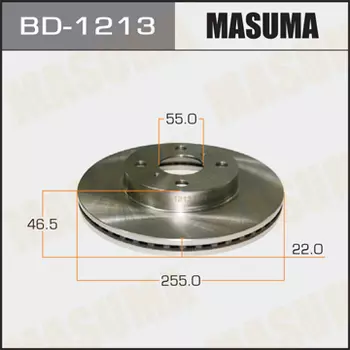 Тормозной диск MASUMA BD-1213