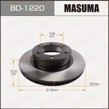 Тормозной диск MASUMA BD-1220