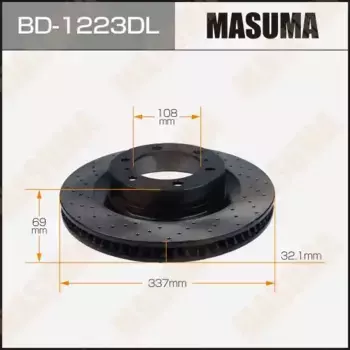 Тормозной диск MASUMA BD-1223DL