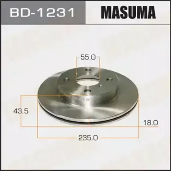 Тормозной диск MASUMA BD-1231