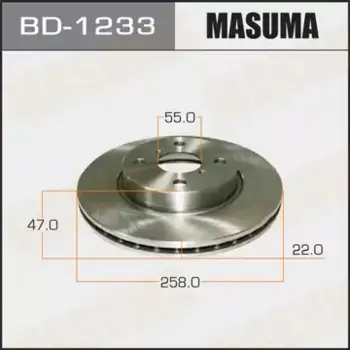 Тормозной диск MASUMA BD-1233