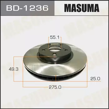 Тормозной диск MASUMA BD-1236