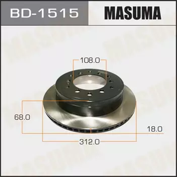 Тормозной диск MASUMA BD-1515