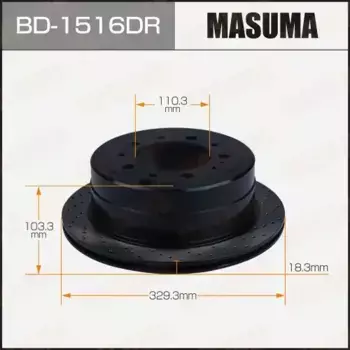 Тормозной диск MASUMA BD-1516DR