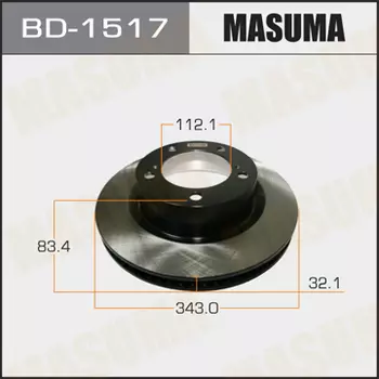 Тормозной диск MASUMA BD-1517