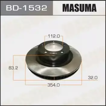 Тормозной диск MASUMA BD-1532