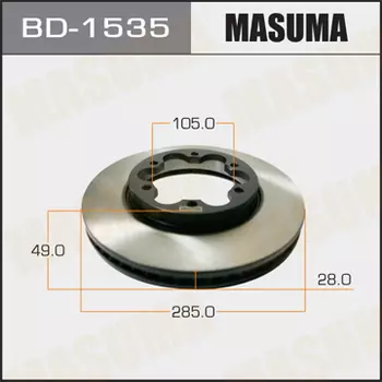 Тормозной диск MASUMA BD-1535