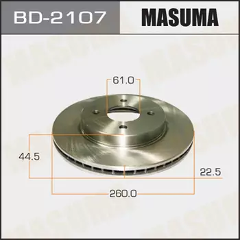 Тормозной диск MASUMA BD-2107