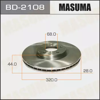 Тормозной диск MASUMA BD-2108