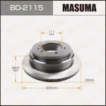 Тормозной диск MASUMA BD-2115