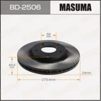 Тормозной диск MASUMA BD-2506