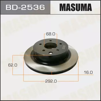 Тормозной диск MASUMA BD-2536