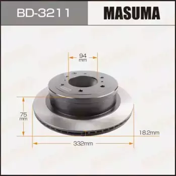 Тормозной диск MASUMA BD-3211