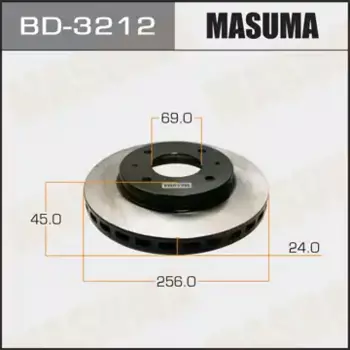 Тормозной диск MASUMA BD-3212