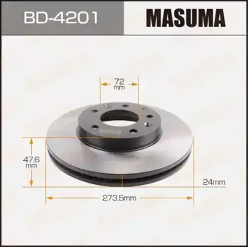 Тормозной диск MASUMA BD-4201