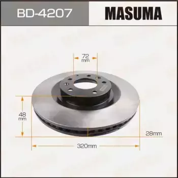 Тормозной диск MASUMA BD-4207