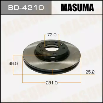 Тормозной диск MASUMA BD-4210